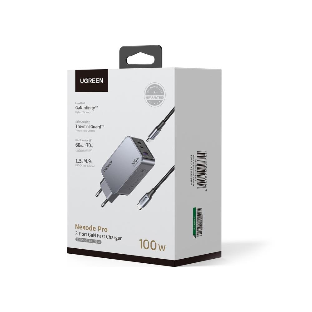 Ugreen Nexode Pro 100 W GaN Adaptör