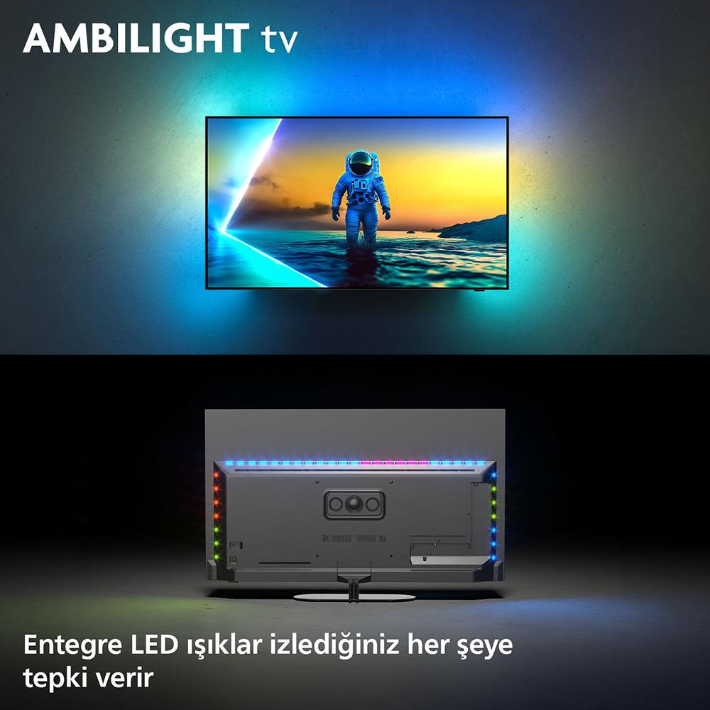 Philips 55OLED810/12 55 inç Ambilight TV diğer görünüm