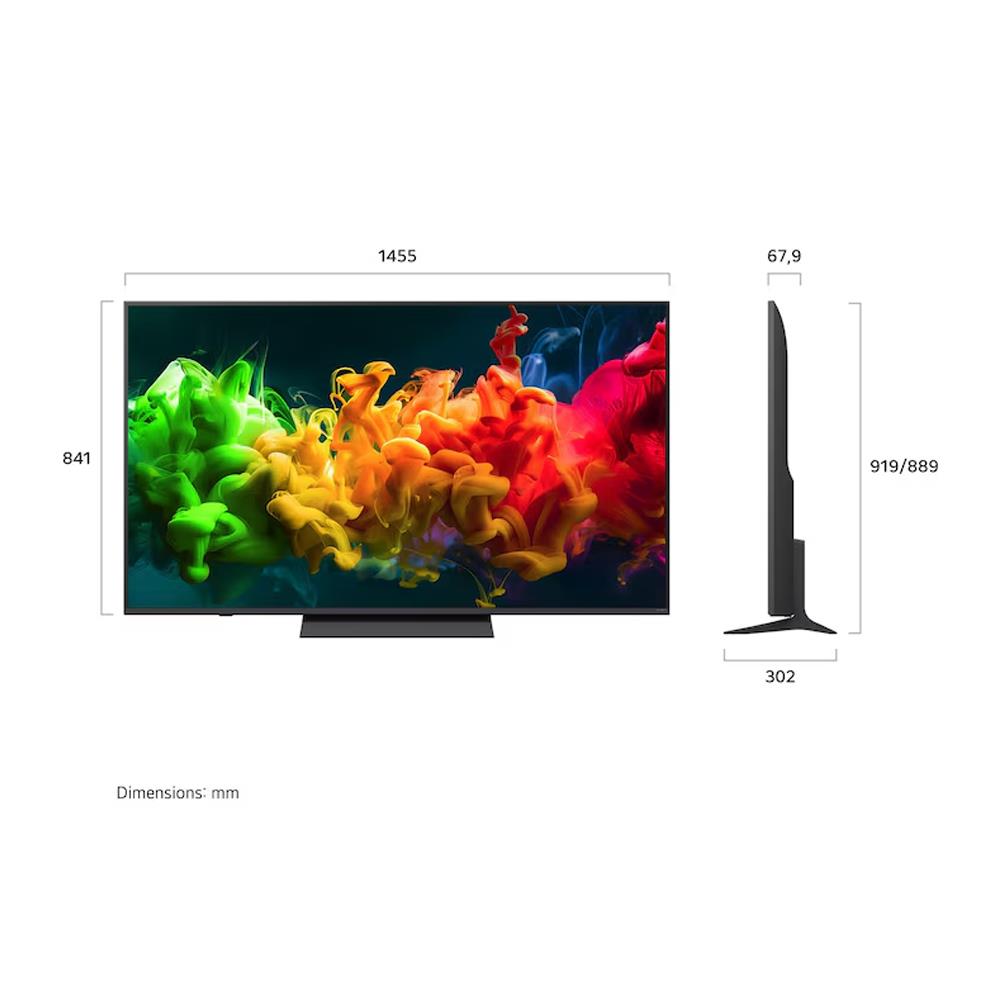 LG 65QNED81B6A 65 inç 165 cm 4K MiniLED Smart TV AI Sihirli Kumanda HDR10 webOS26 görünüm 2